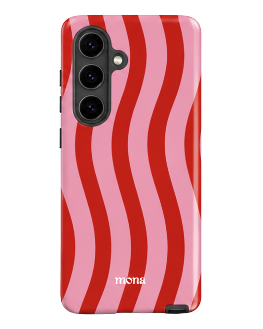 Case Toscana Rosa 2.0 / Samsung Doble Capa Magnética
